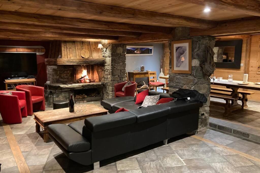 Paisible Chalet Montagne Avec Option Jacuzzi Seez Exterior photo